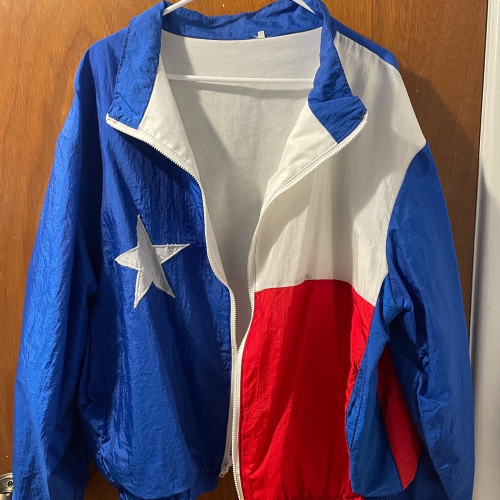 Vintage Texas Lone Star Windbreaker